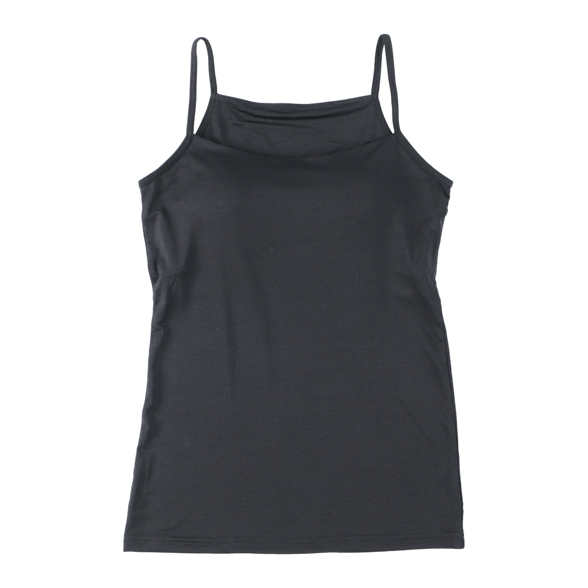 シルク ブラキャミソール ブラック