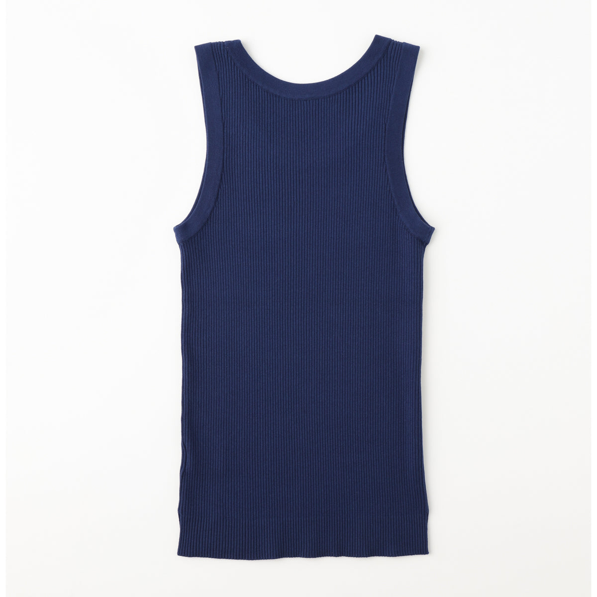 シルク リブ タンクトップ