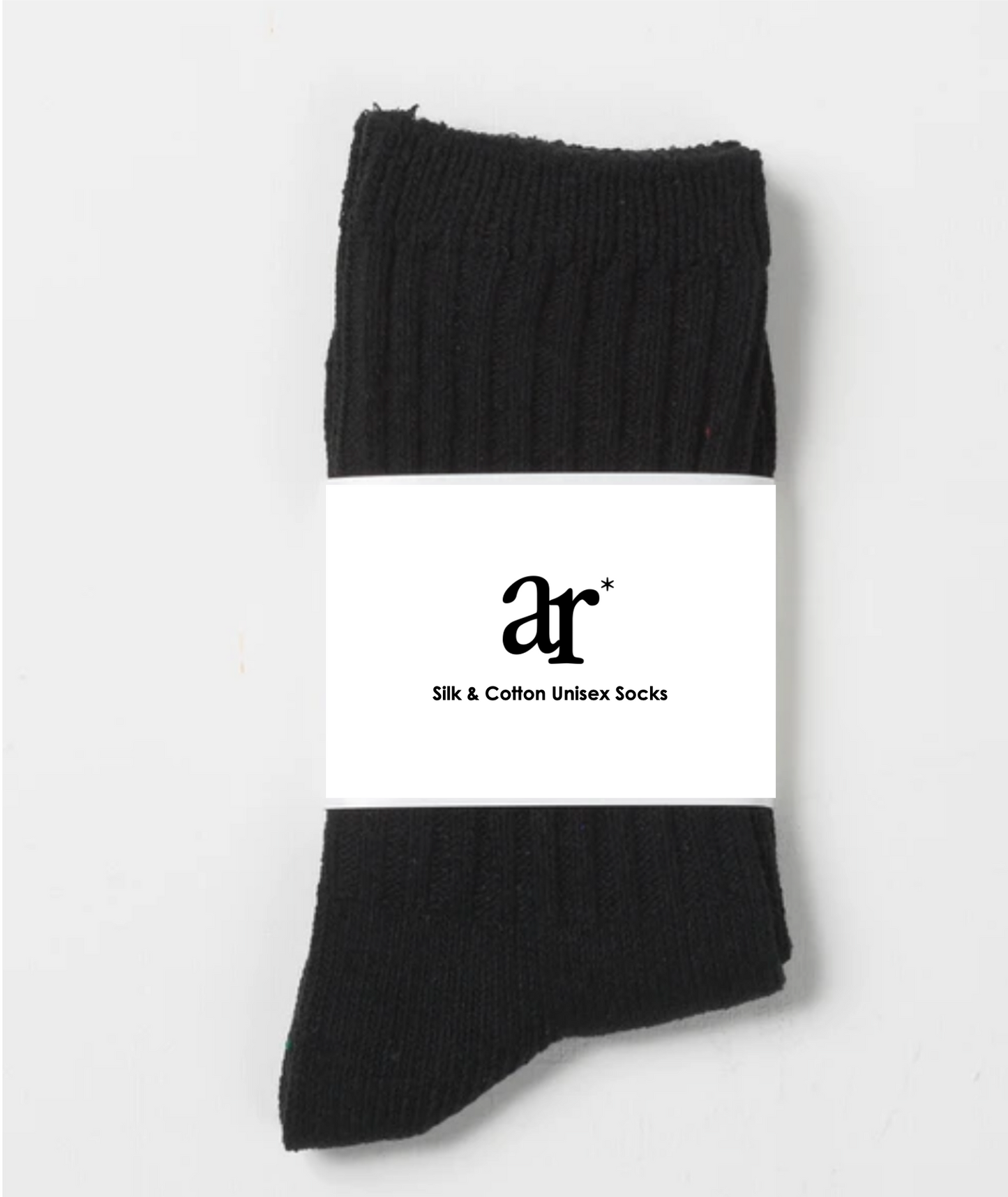 シルク&コットン ソックス 22-24cm | ブラウン