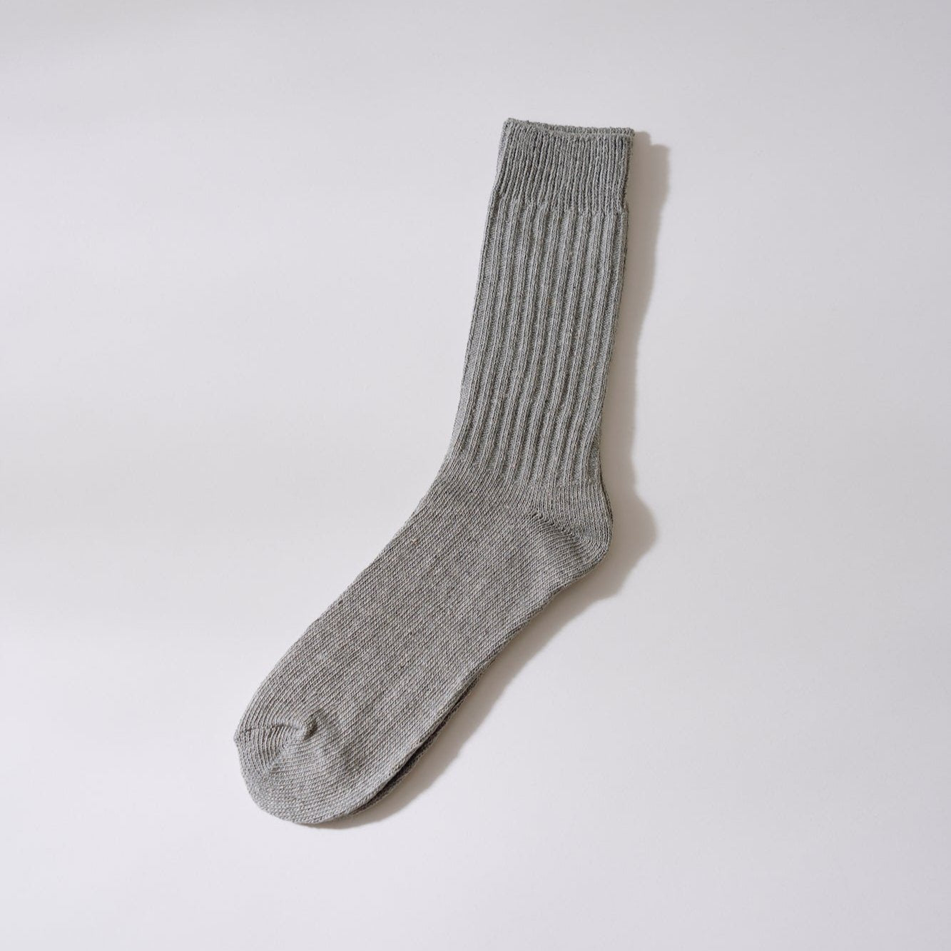 GRAY | Silk Cotton Unisex Socks 25-28cm