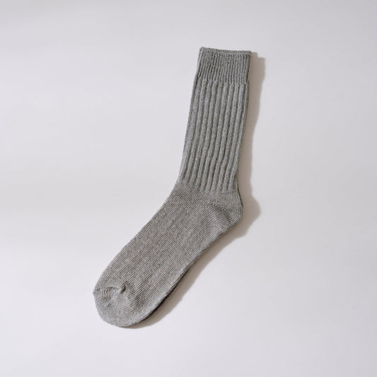 GRAY | Silk Cotton Unisex Socks 25-28cm