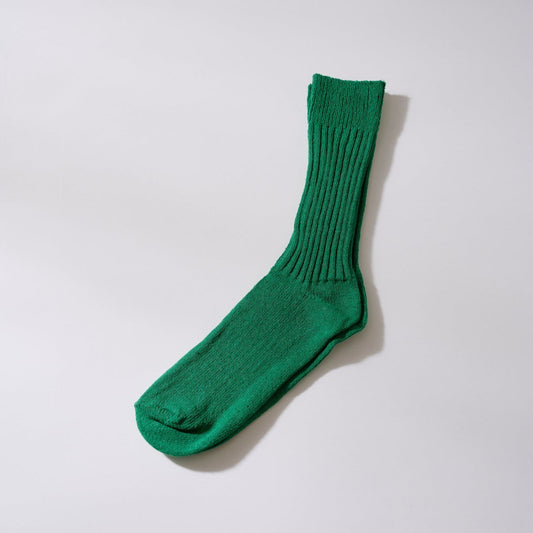 GREEN | Silk Cotton Unisex Socks 25-28cm