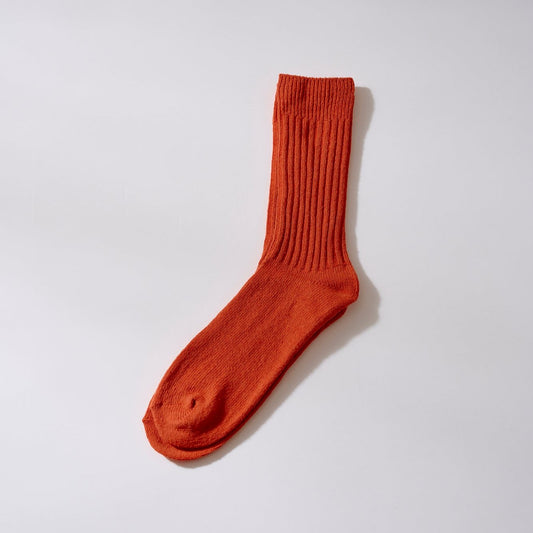 RED | Silk Cotton Unisex Socks 25-28cm