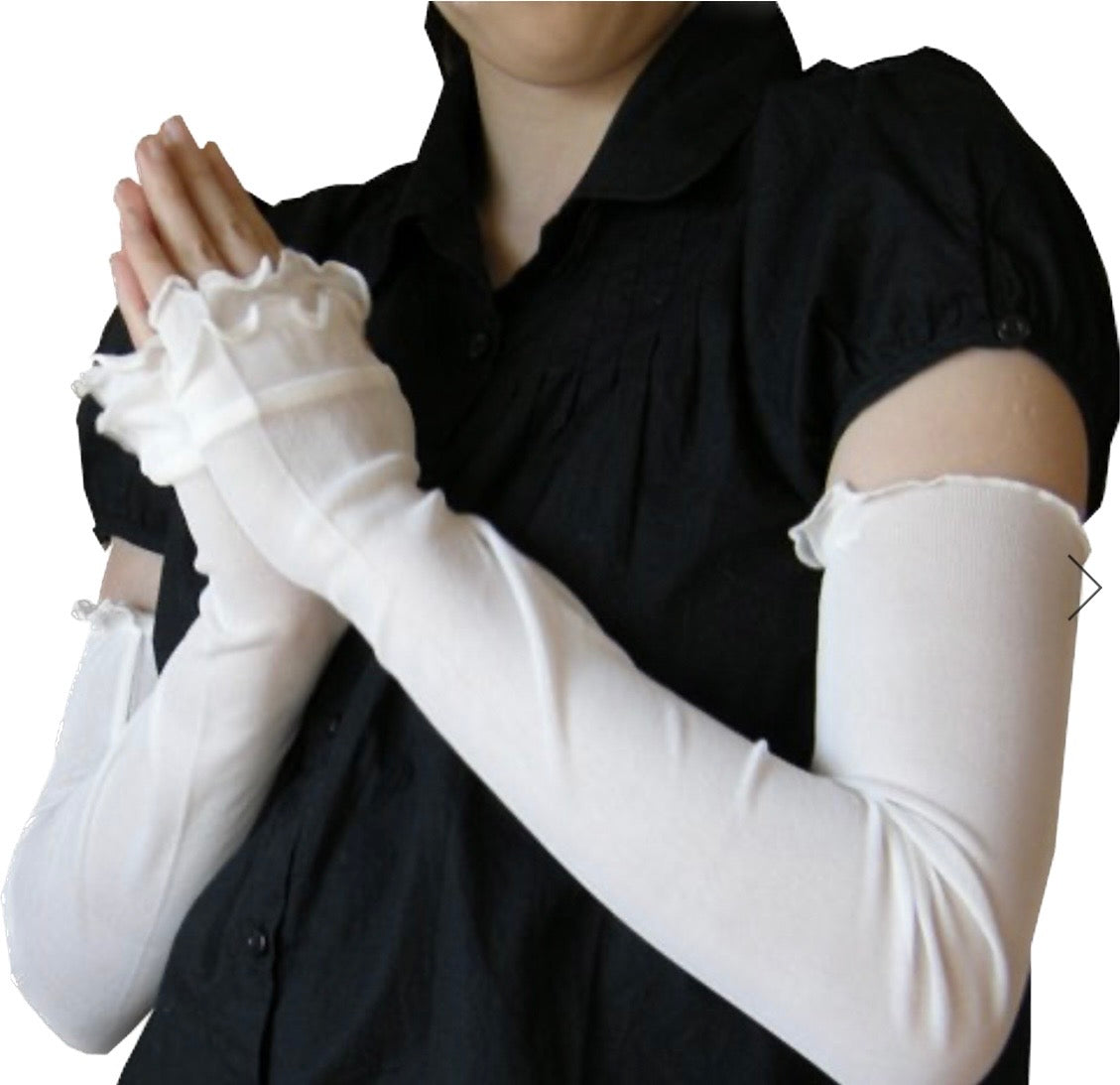 Silk Arm cover (WHITE)