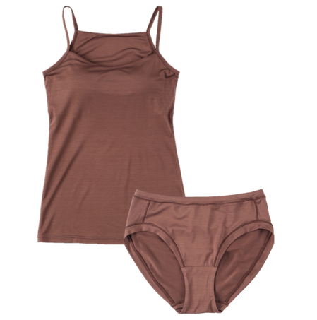 Bra Cami & Shorts - COCOA BROWN