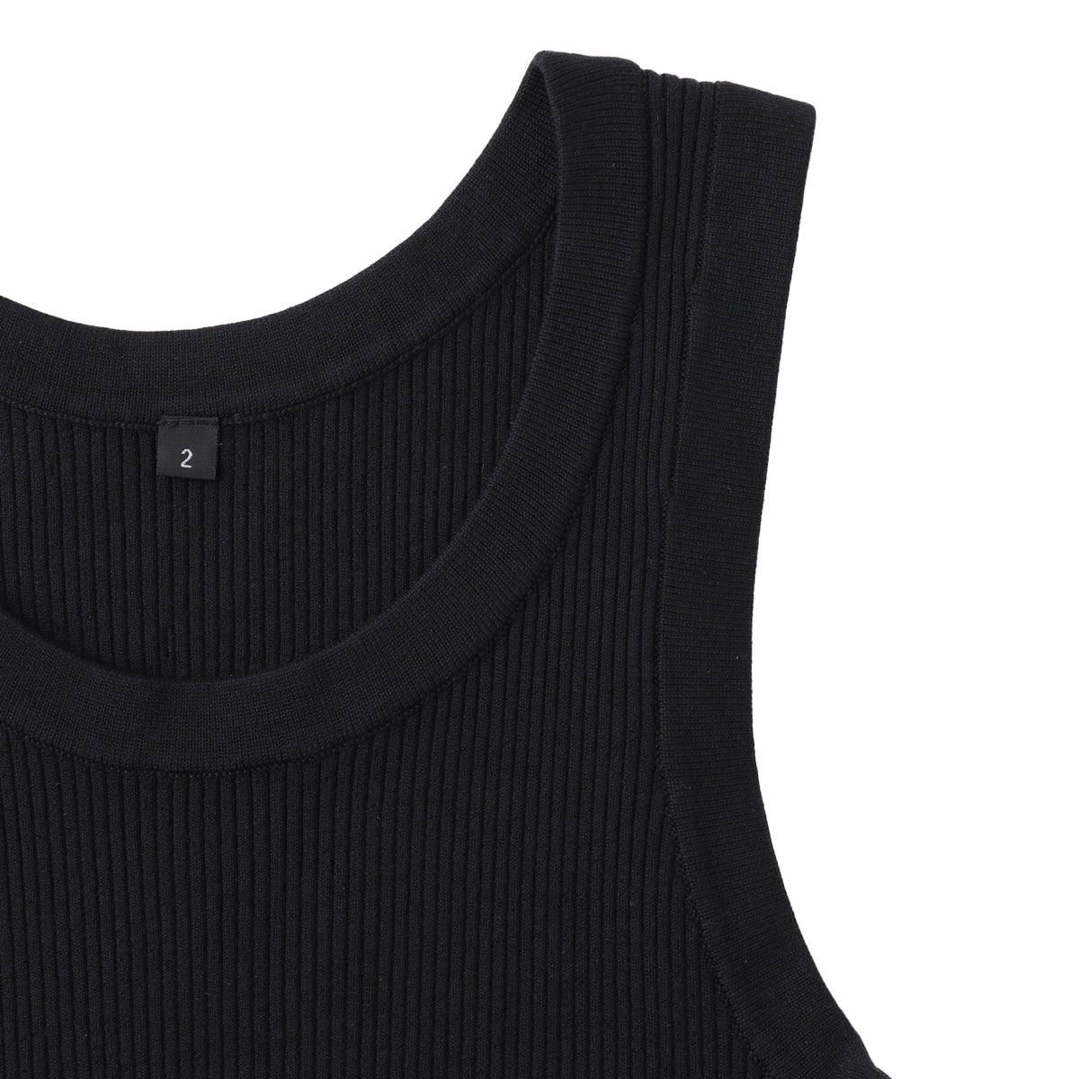 Rib Tank Top (BLACK)