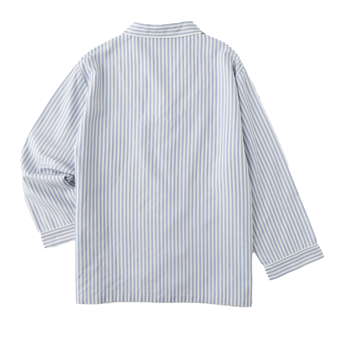 Silk Striped Pajama Set (SAX BLUE)