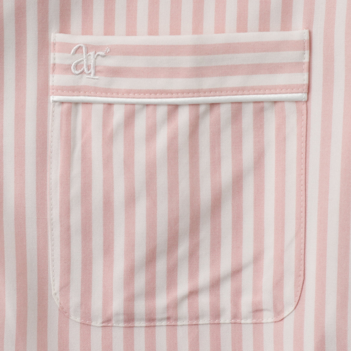 Silk Striped Pajama Set (PINK)