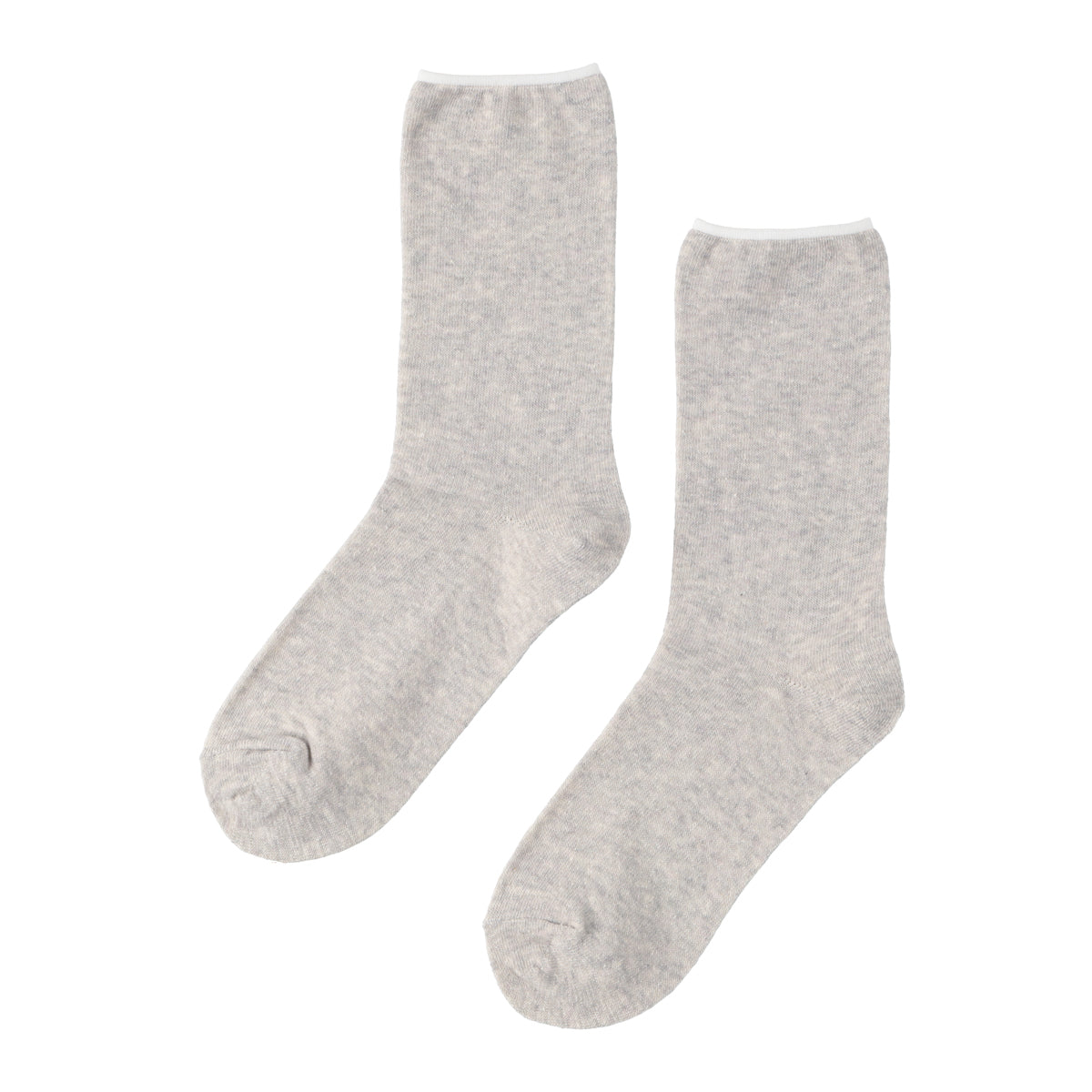 Silk and Cotton mixed socks (GRAY)