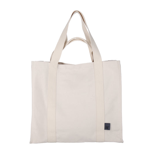 ar* Organic Cotton 2way Canvas Bag - Large (GRAY)
