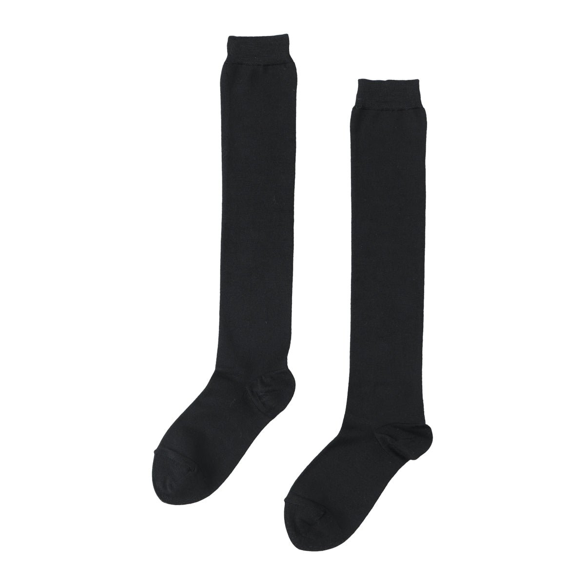 Silk High Socks (BLACK)