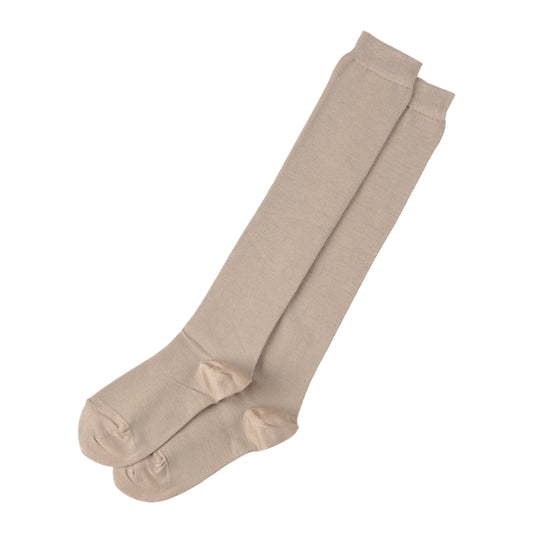 Silk High Socks (BEIGE)