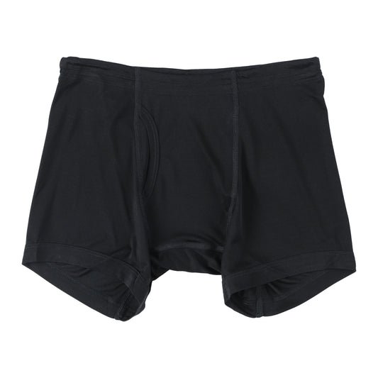 Men's Silk100% Boxer Pants (BLACK)