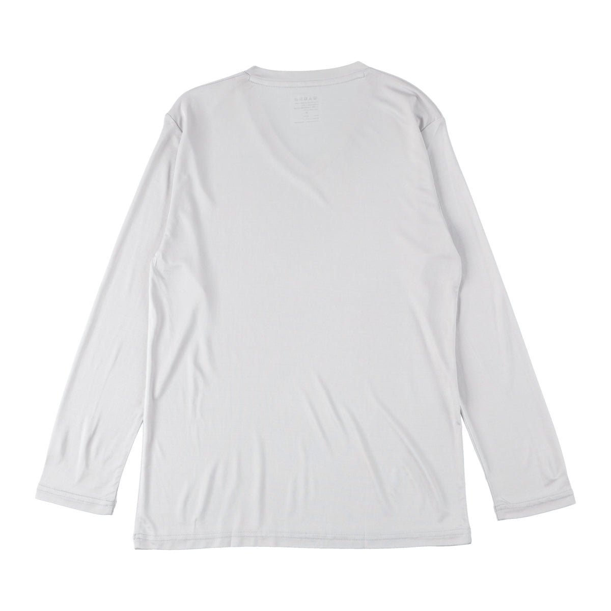 Men's Silk 100% Long sleeve shirts (GRAY)