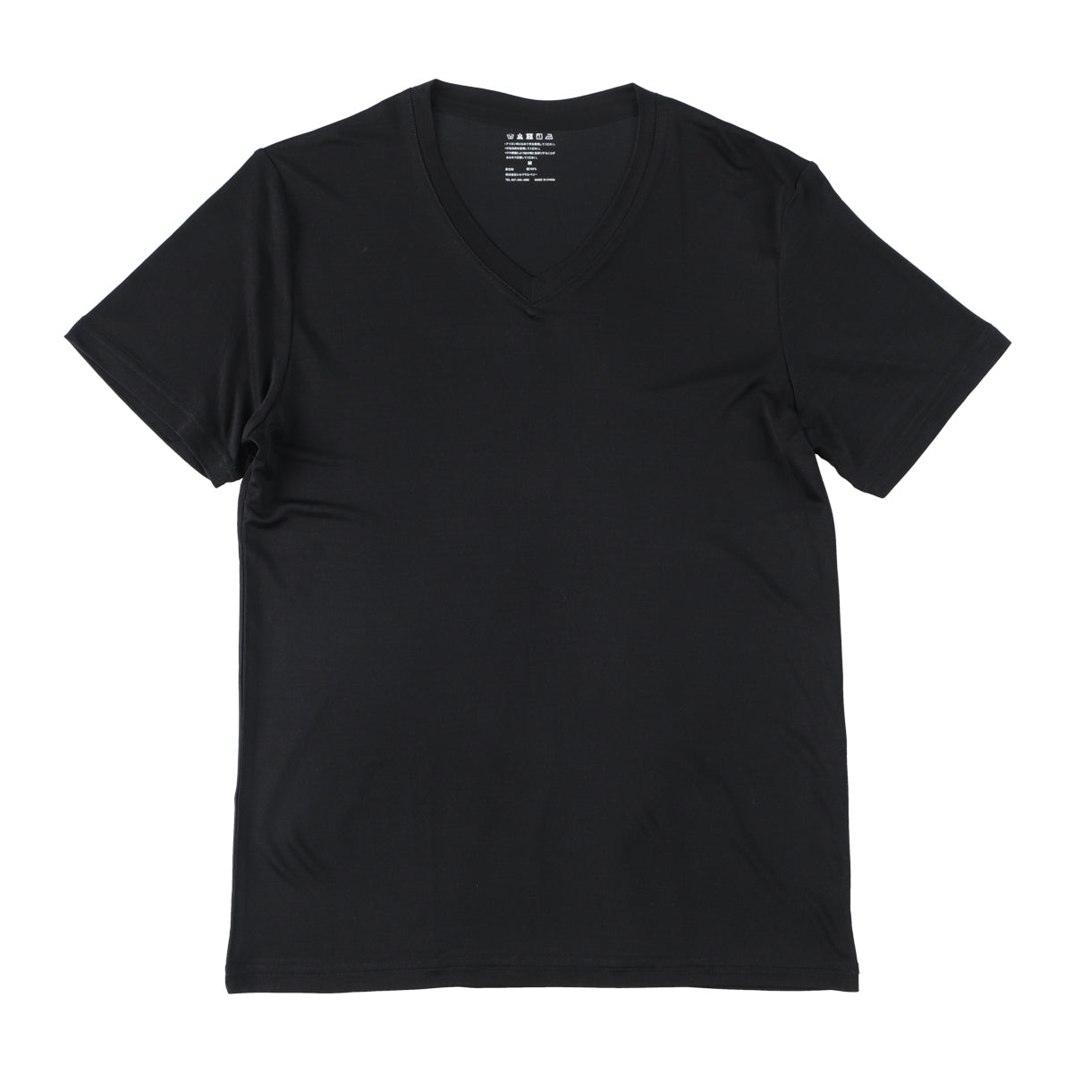 Men's Silk 100% Tshirts (BLACK)