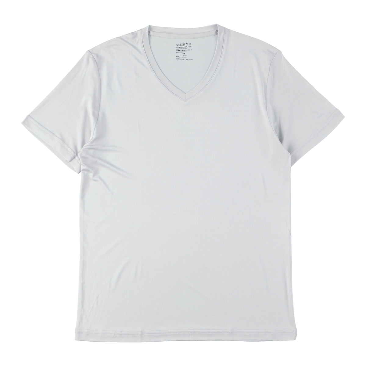 Men's Silk 100% T shirts (GRAY)